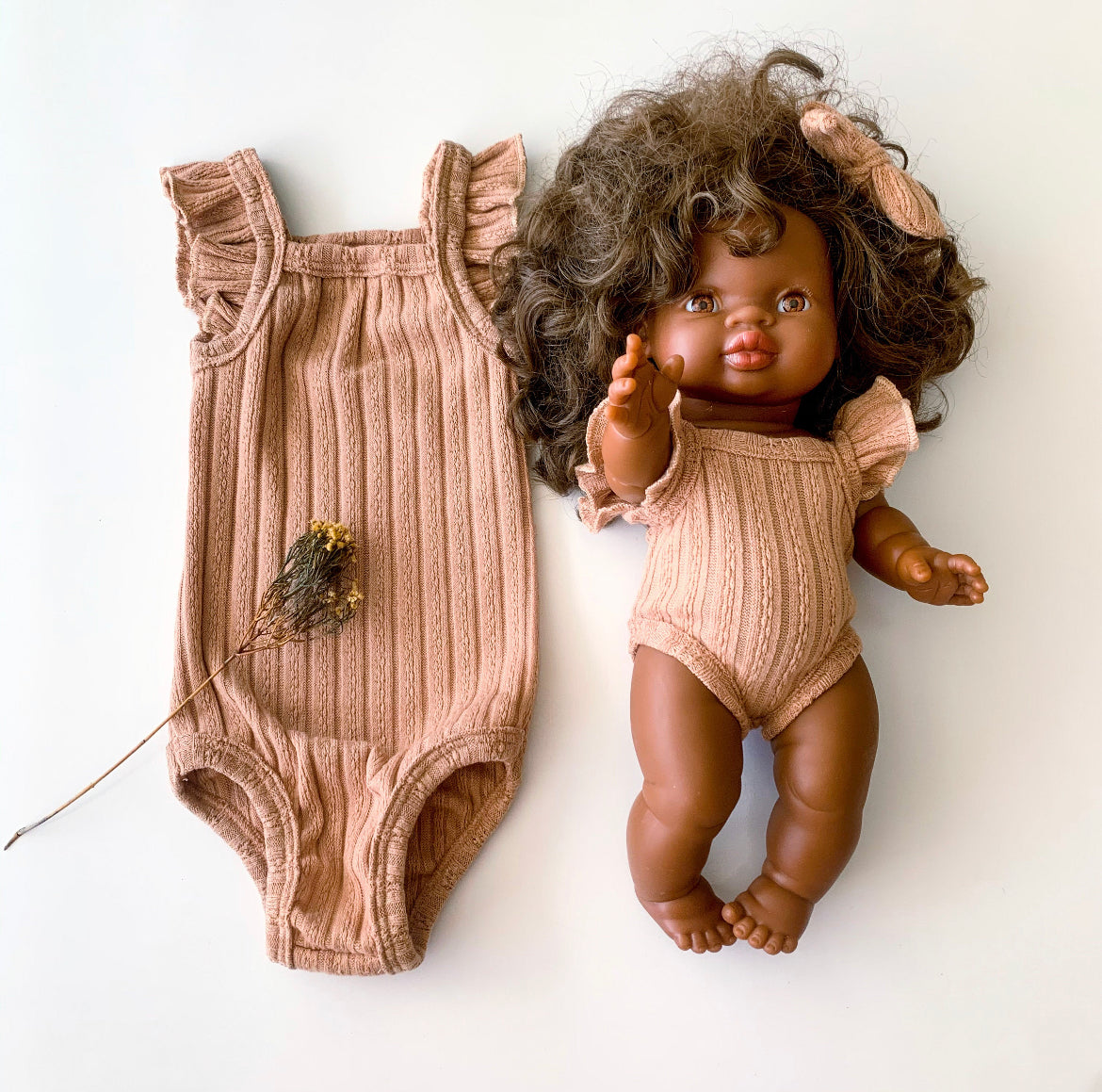 My Niayah lace cable knit Dolly and Me- Caramel