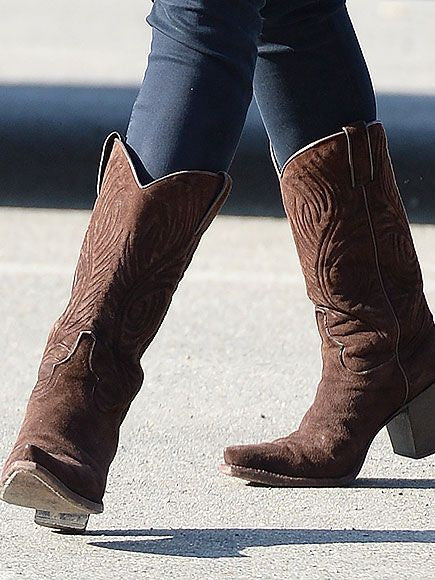 chocolate suede boots