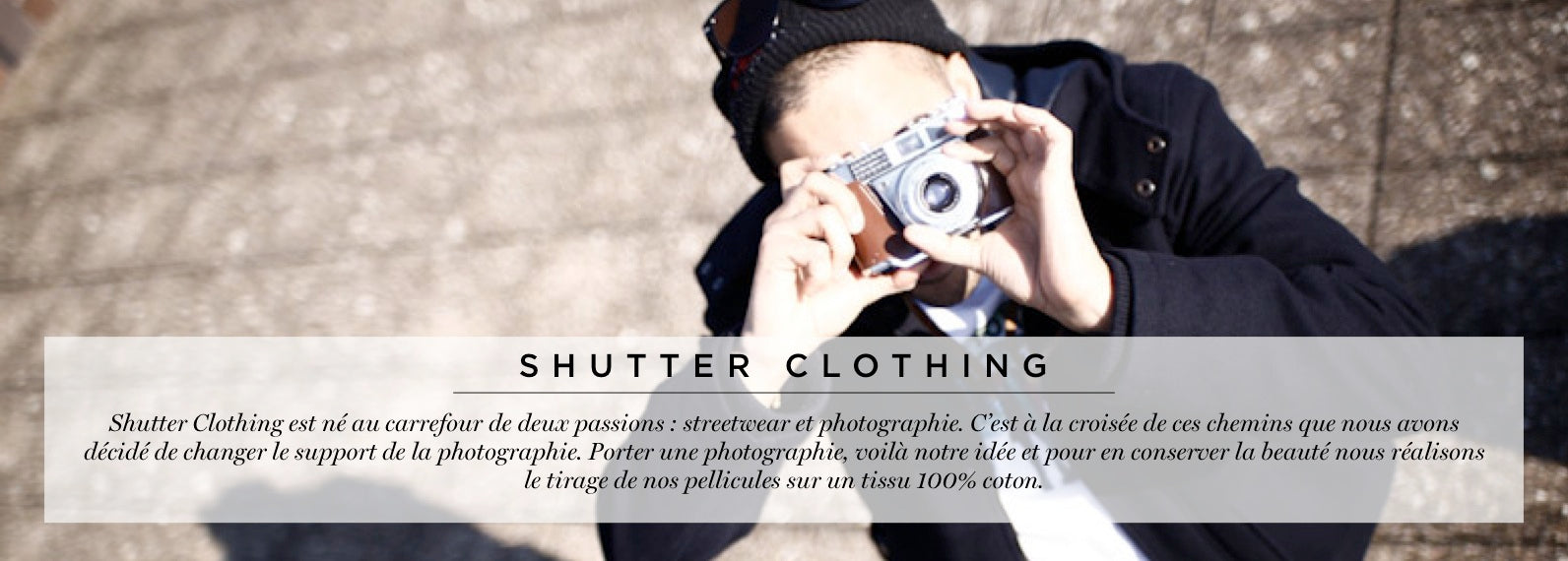 collection shutter clothing t shirt