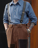 1920s Style Men’s Shirts | Peaky Blinders Shirts and Collars Labour Union  AT vintagedancer.com