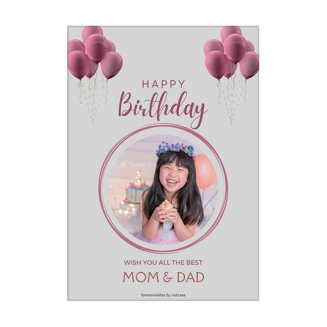 Get Create Birthday Card with photo Online India – Nutcase
