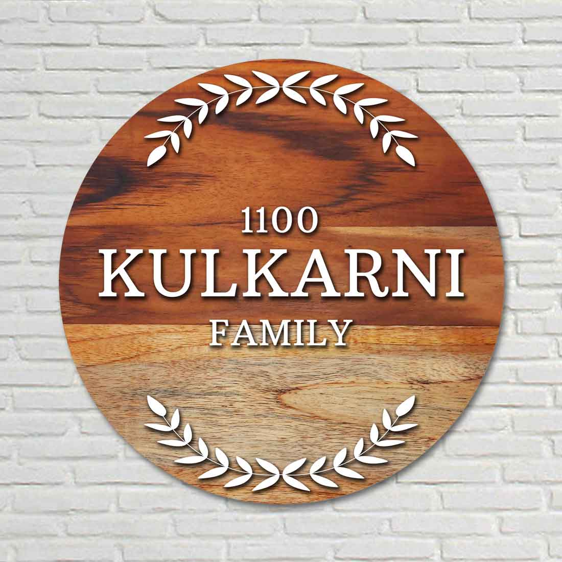Shop Customized Wooden Name Plate Design for Home Online – Nutcase