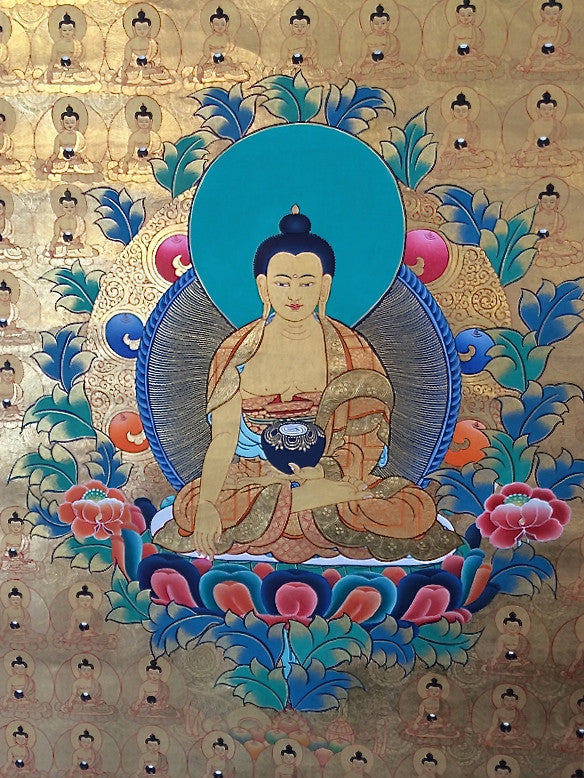 Gold Ratnasambhava Buddha – Phoenix Rising