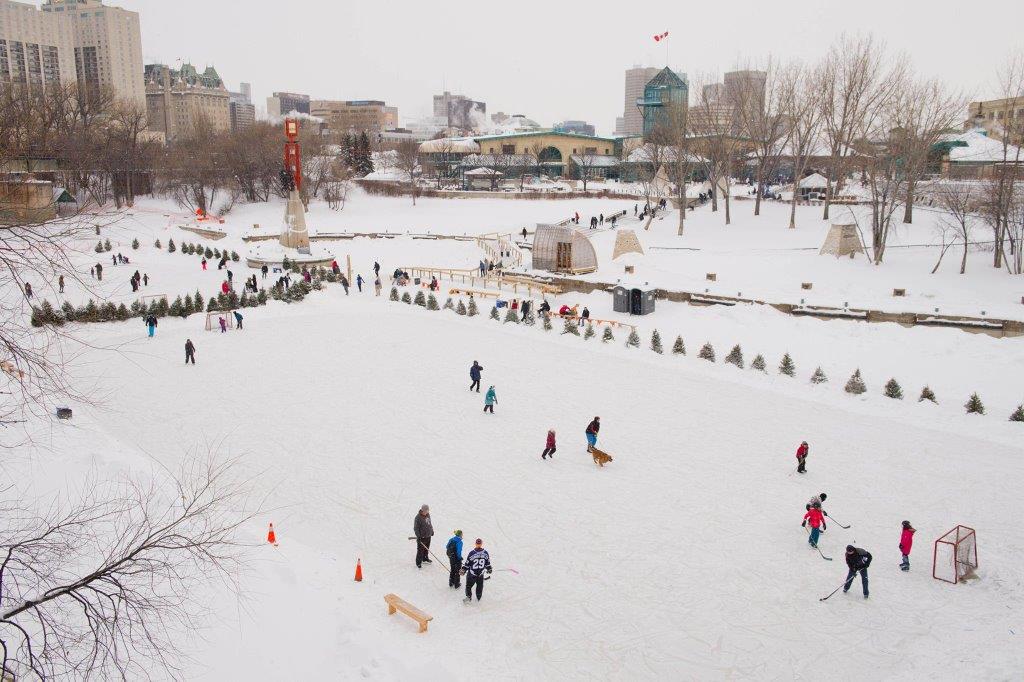 Province of Canada - Skating Winnipeg Forks