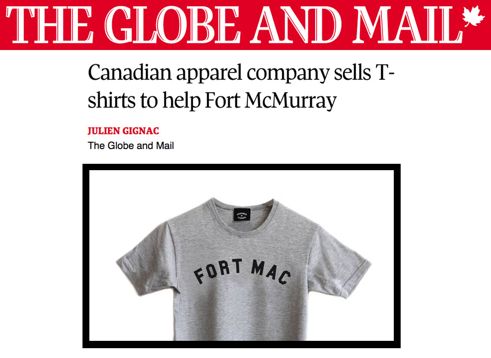 Province of Canada - Fort Mac Tee - Globe and Mail