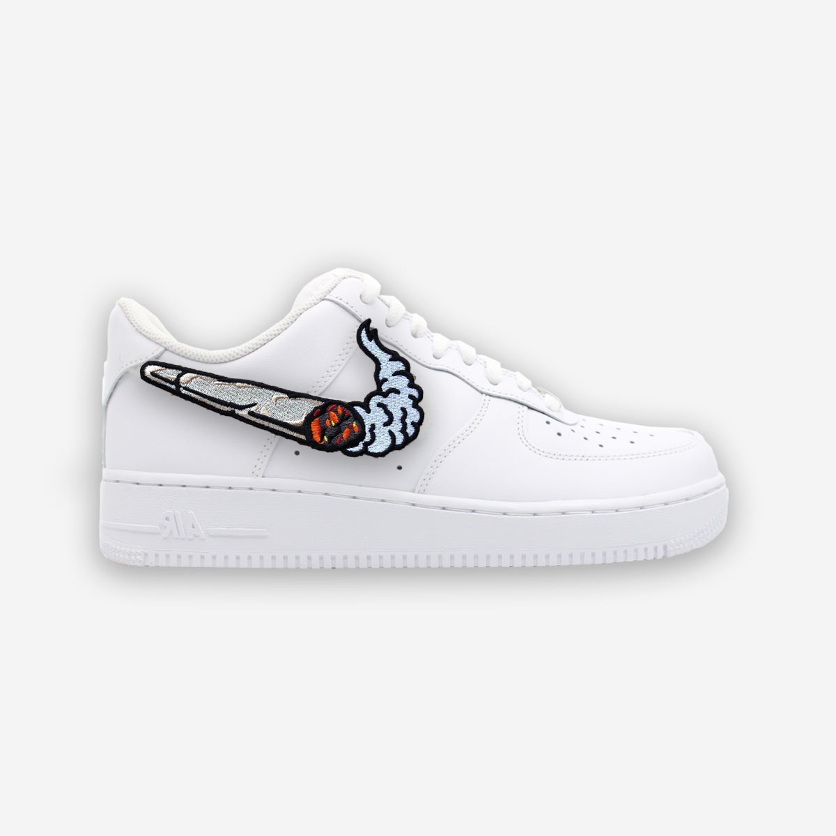 Customized Air Force 1 Cigarette Swoosh 