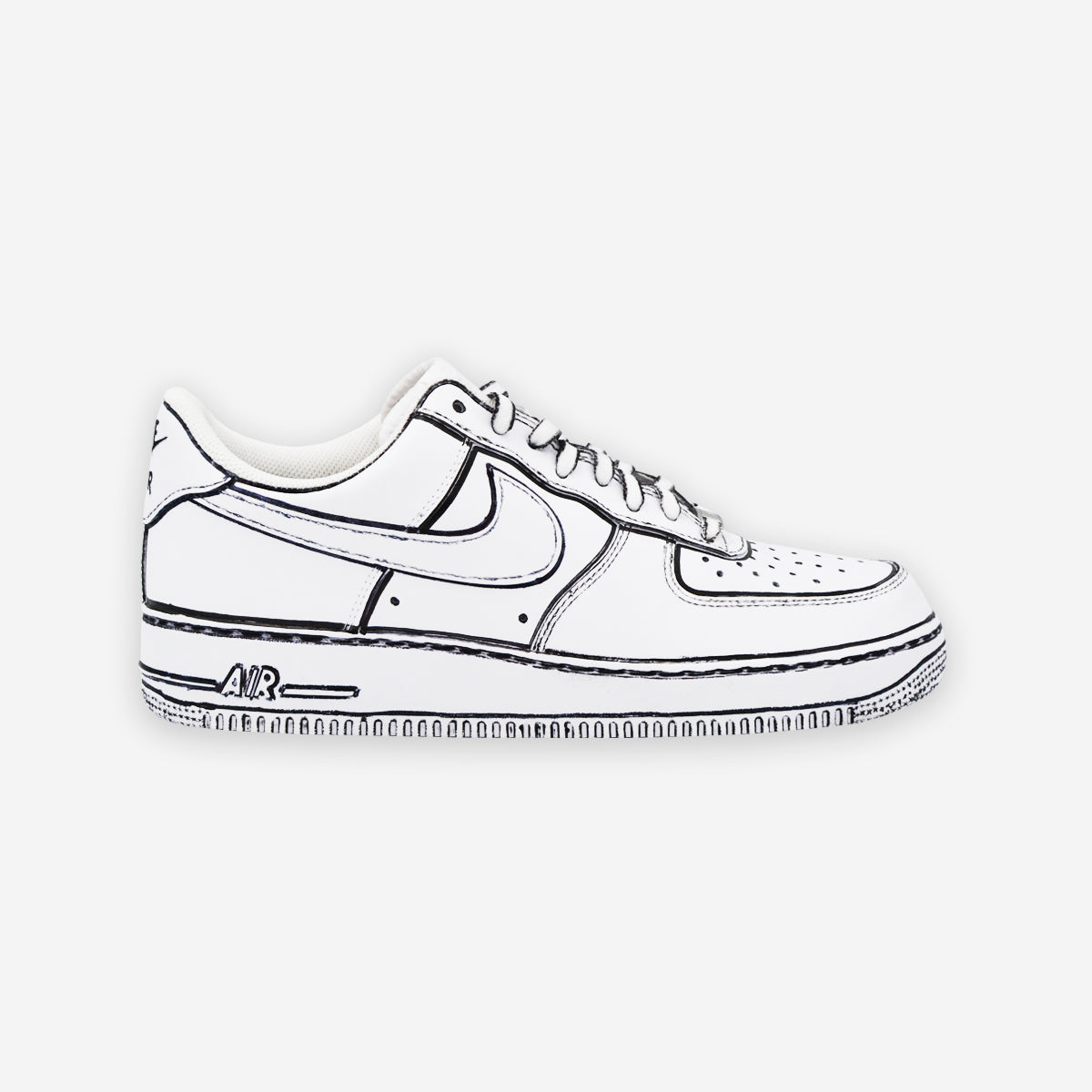 custom air force 1 sketch