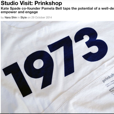 cool hunting website page showing prinkshop female empowerment t-shirt 1973
