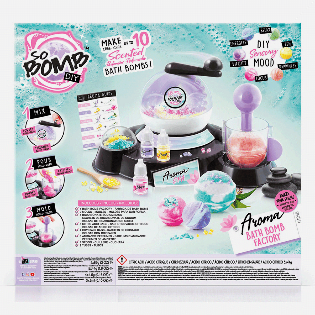 Canal Toys so Bomb DIY Bath Bomb Factory With Bonus Unicorn Style 222014 for sale online 