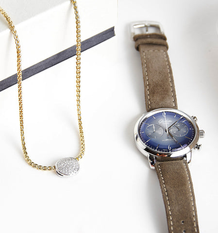Image of watch and necklace from Knar Jewellery