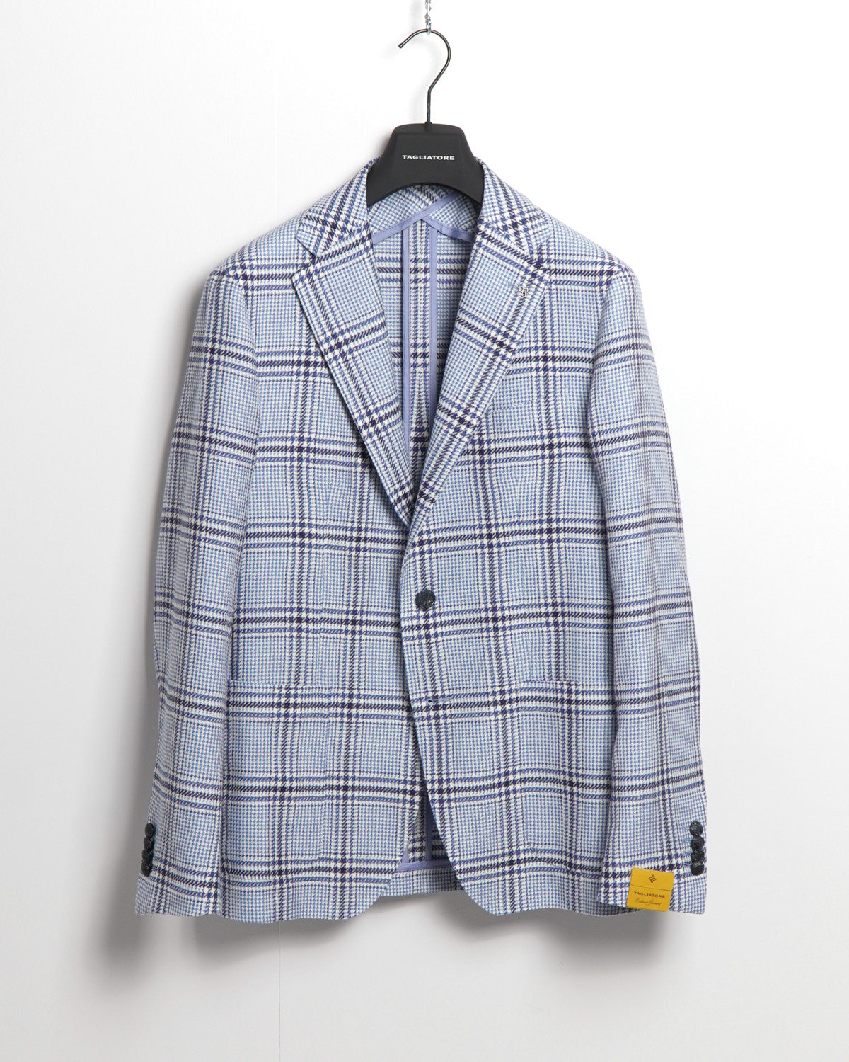 Cotton & Linen Bold Check Sport Jacket
