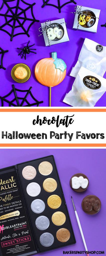 Chocolate Halloween Party Favors | www.bakerspartyshop.com