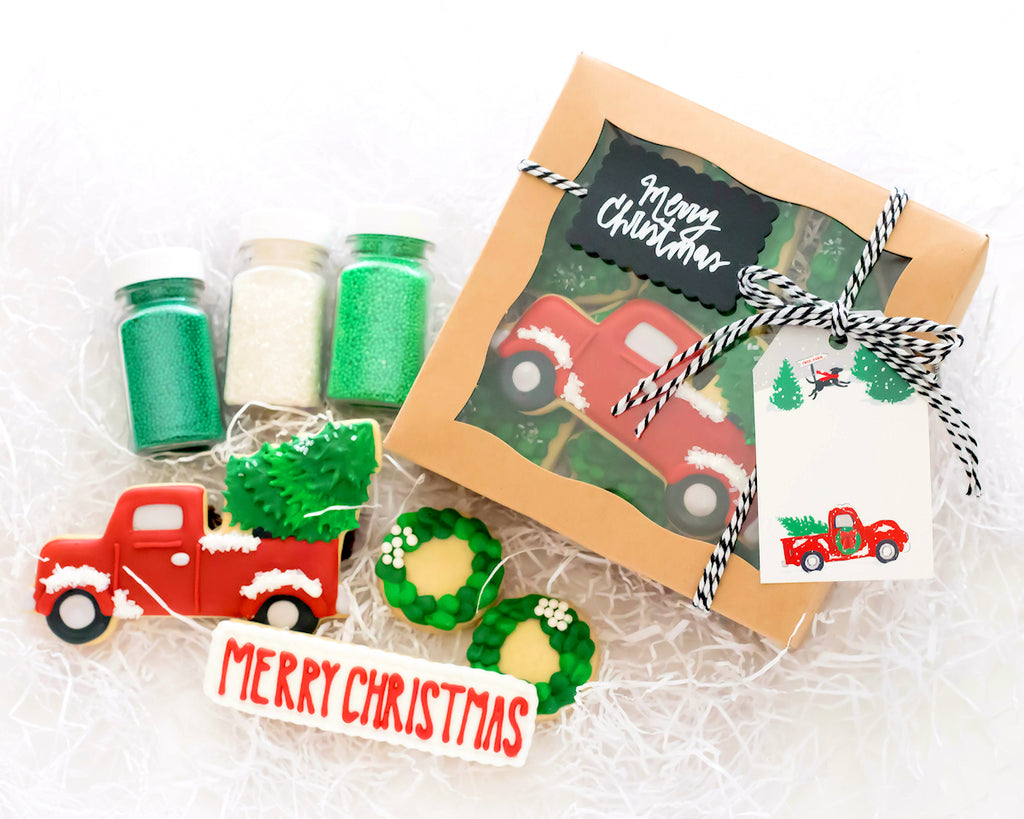 Christmas Cookie Packaging Ideas at www.bakerspartyshop.com