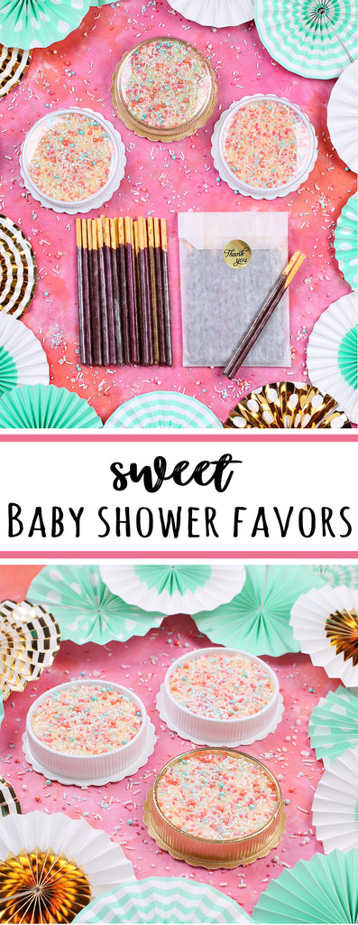 Sweet Baby Shower Favors | www.bakerspartyshop.com