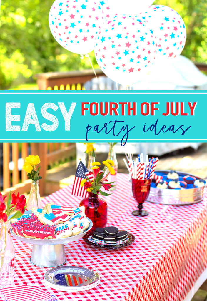 Easy Fourth of July Party Ideas: Patriotic Party Inspiration | www.bakerspartyshop.com