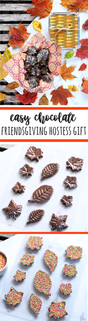 Easy Chocolate Friendsgiving Hostess Gift | www.bakerspartyshop.com