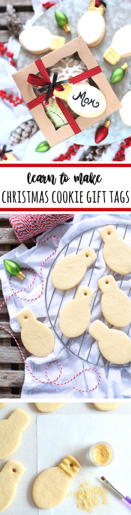 Edible Christmas Cookie Gift Tags | www.bakerspartyshop.com