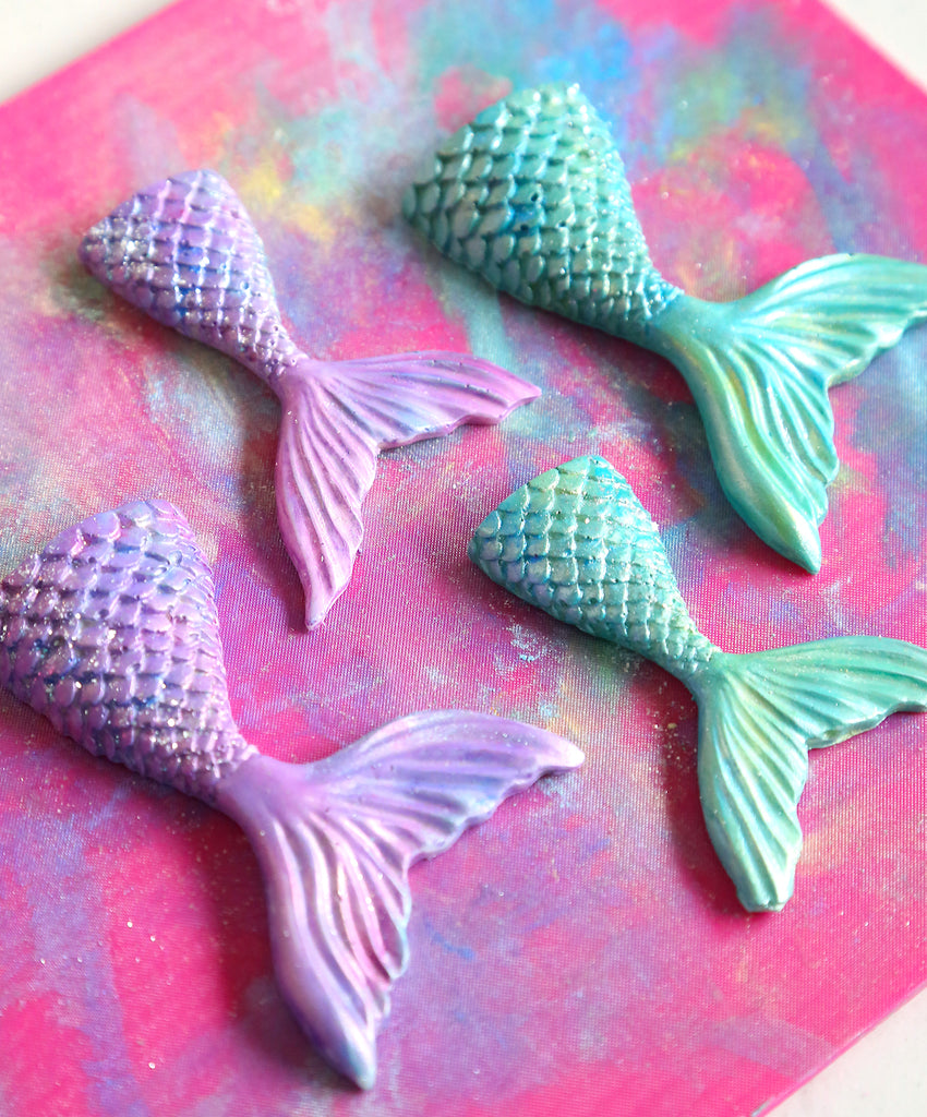 How to Make Mermaid Tail Chocolates | www.bakerspartyshop.com