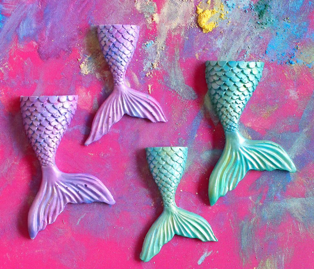 How to Make Mermaid Tail Chocolates | www.bakerspartyshop.com