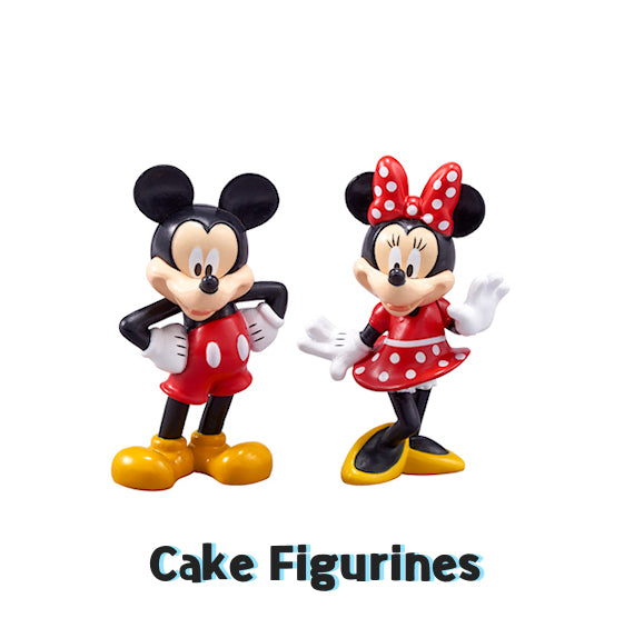 Papua New Guinea Spider Immorality Shop Minnie + Mickey Cake Topper Set: Mickey Mouse Cake Figurines: BPS –  Bakers Party Shop