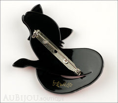 Erstwilder Pin Brooch Fletcher The Fetching Fox Red Black Back
