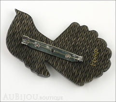 Erstwilder Bird Pin Brooch Fabiola Fantail Back
