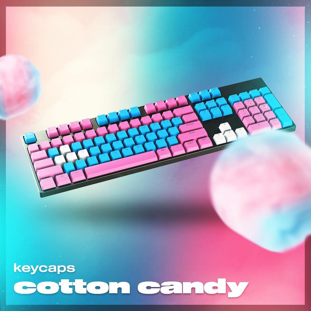 keycaps cotton candy