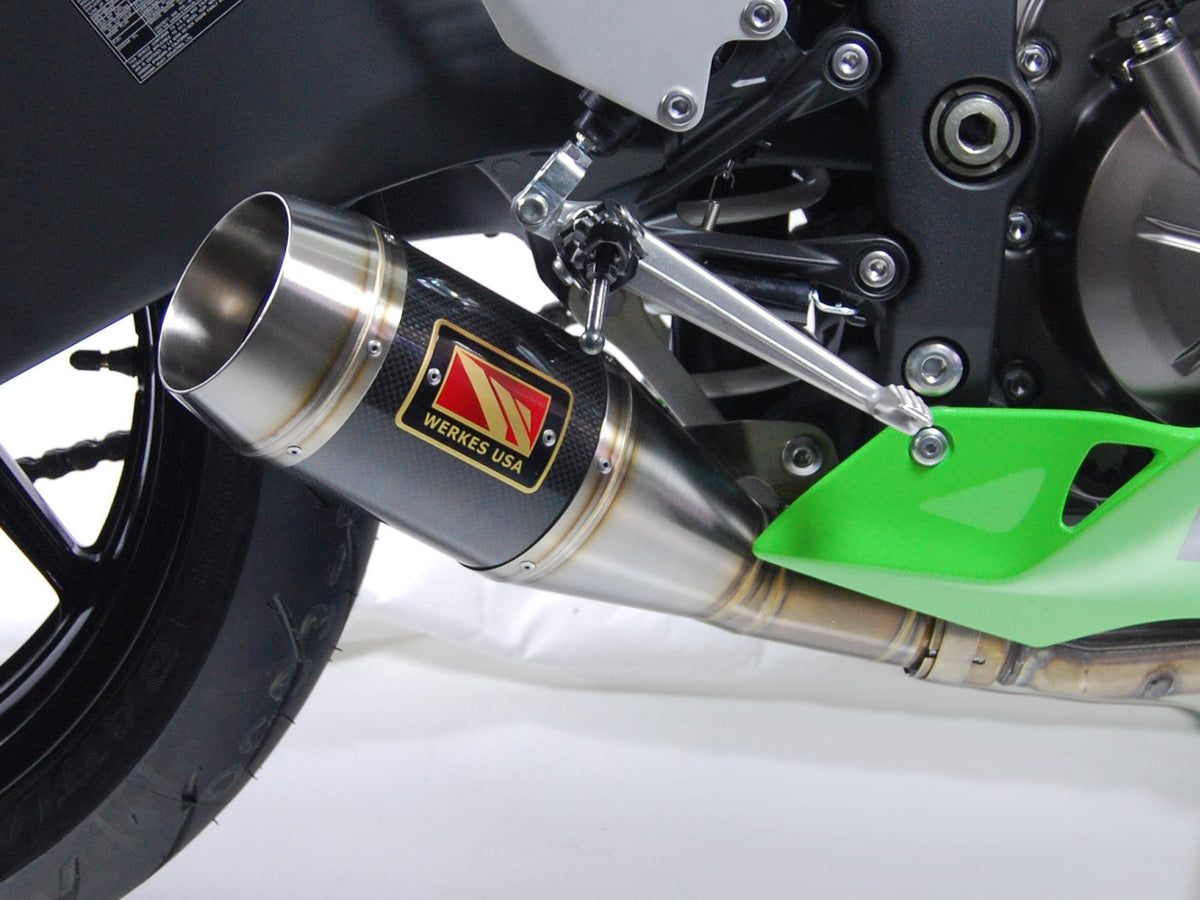 Kawasaki ZX6R SlipOn Exhaust ZX6R GP Exhaust Competition Werkes AU