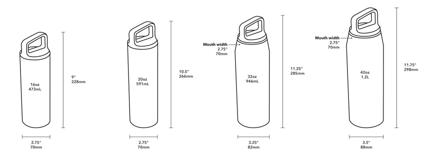 MIIR 42OZ WIDE MOUTH BOTTLE