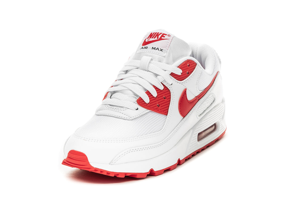 air max 90 white and red