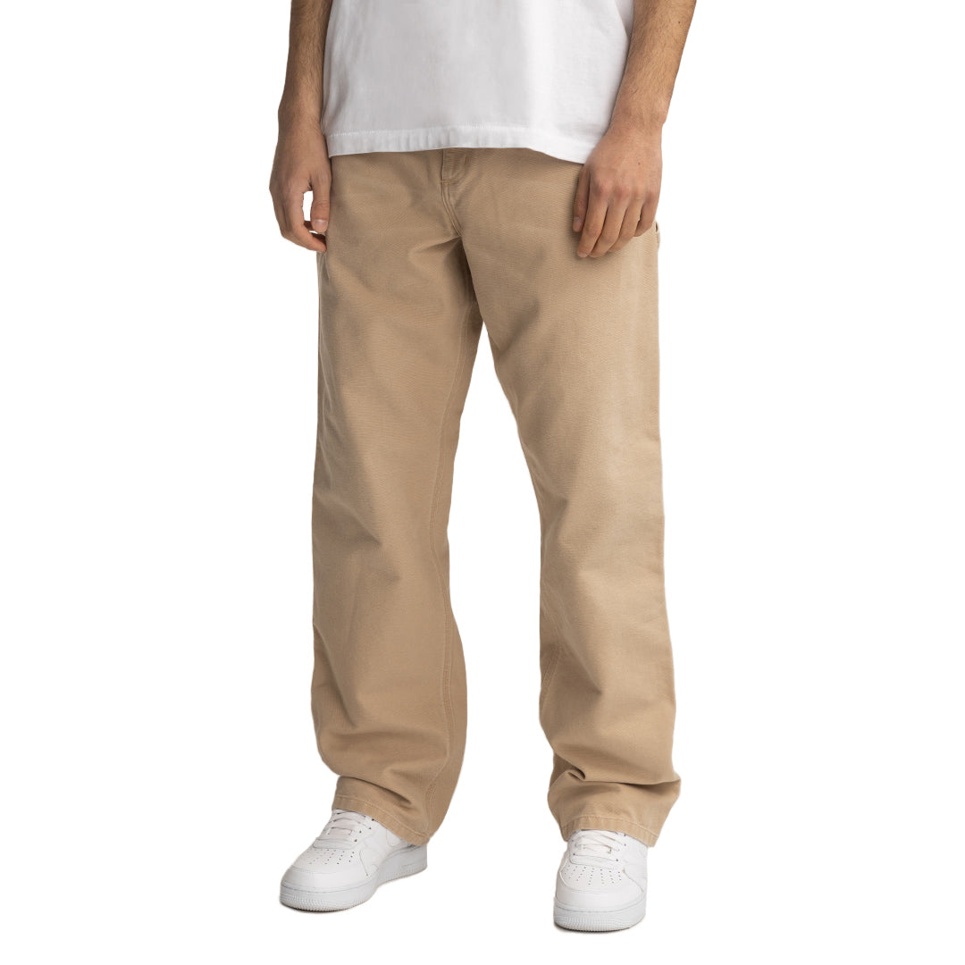 Carhartt WIP Single Knee Pant (Dusty Hamilton Brown (Aged Canvas