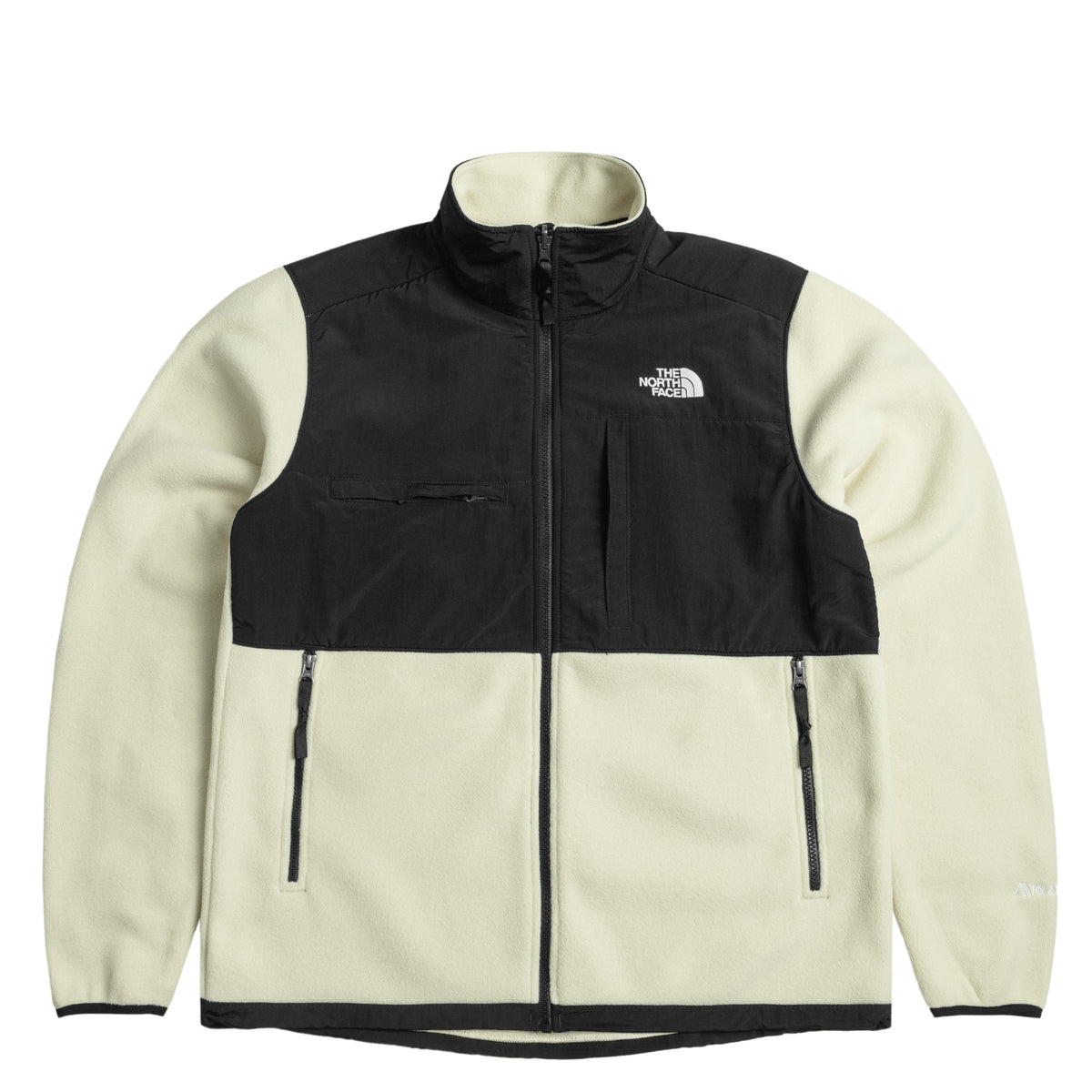 The North Face Fleece Printed Denali 2 Jacket in White Womens Mens Clothing Mens Jackets Casual jackets 