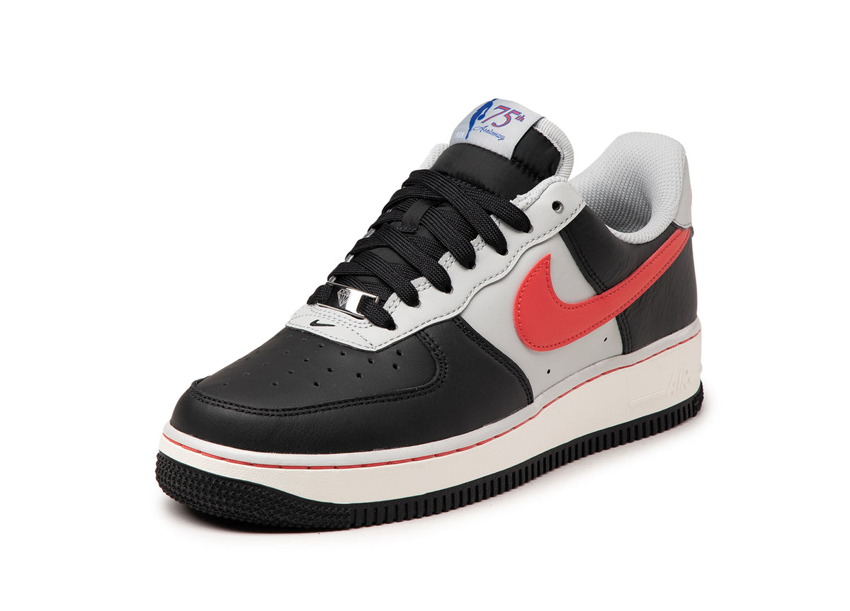 Men's Nike Air Force 1 High '07 LV8 EMB Blk/Grey Fog-Chile Red