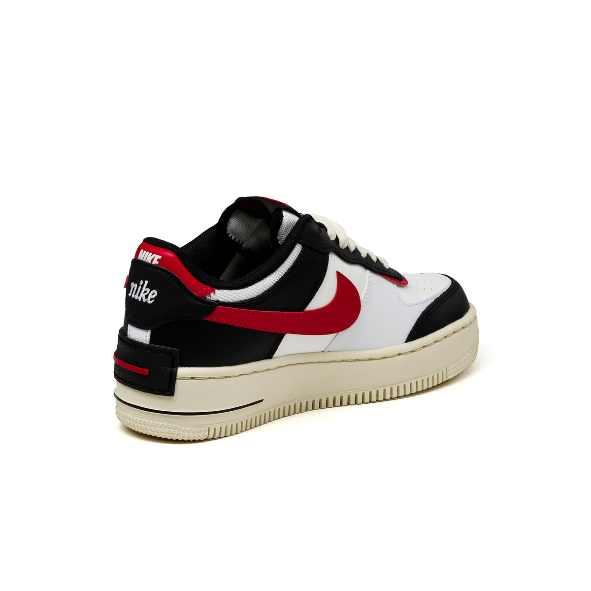 Nike Air Force 1 Shadow (Summit White/Black/White/University Red) - SKU:  DR7883-102 