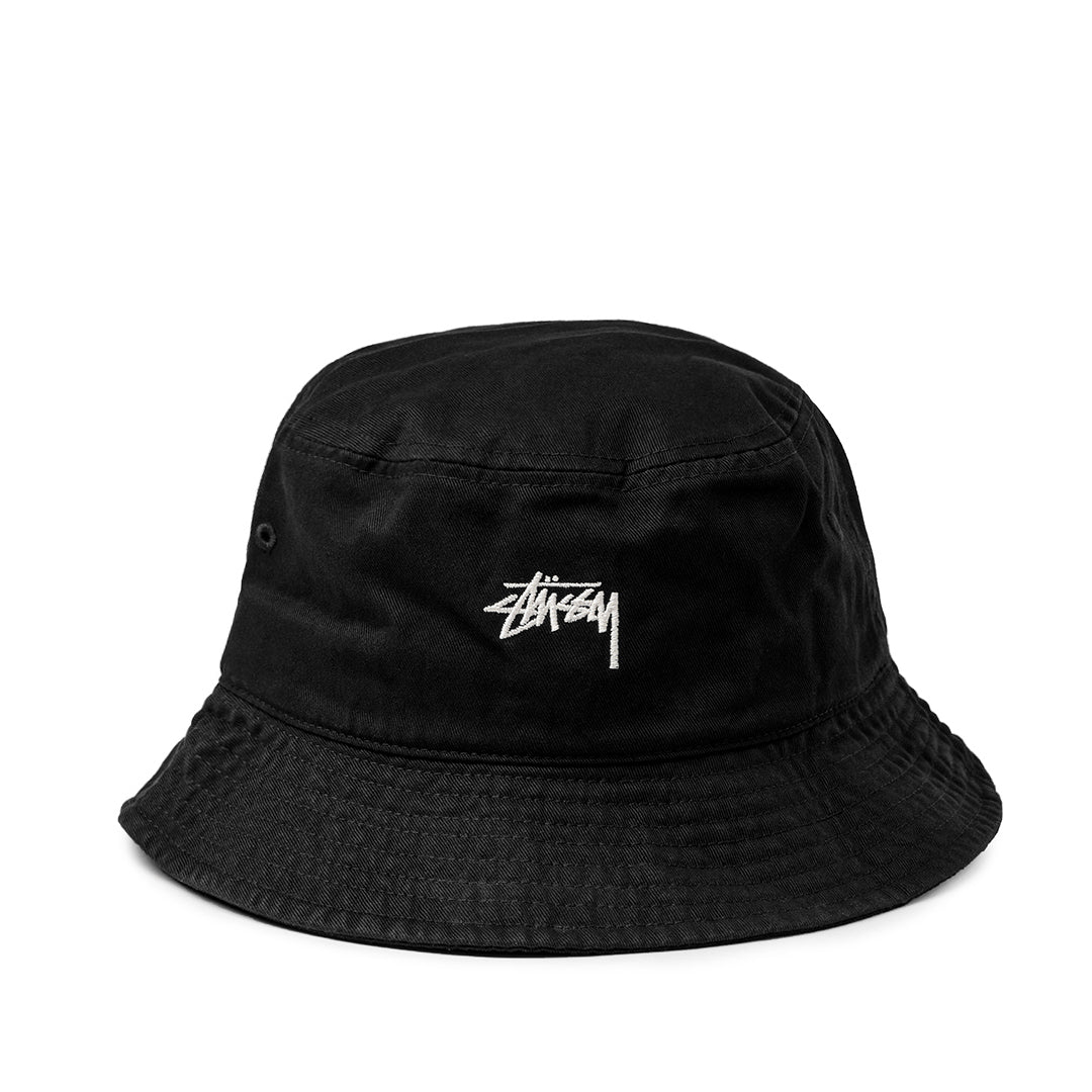 Stussy Stock Bucket Hat (Black) - Asphaltgold