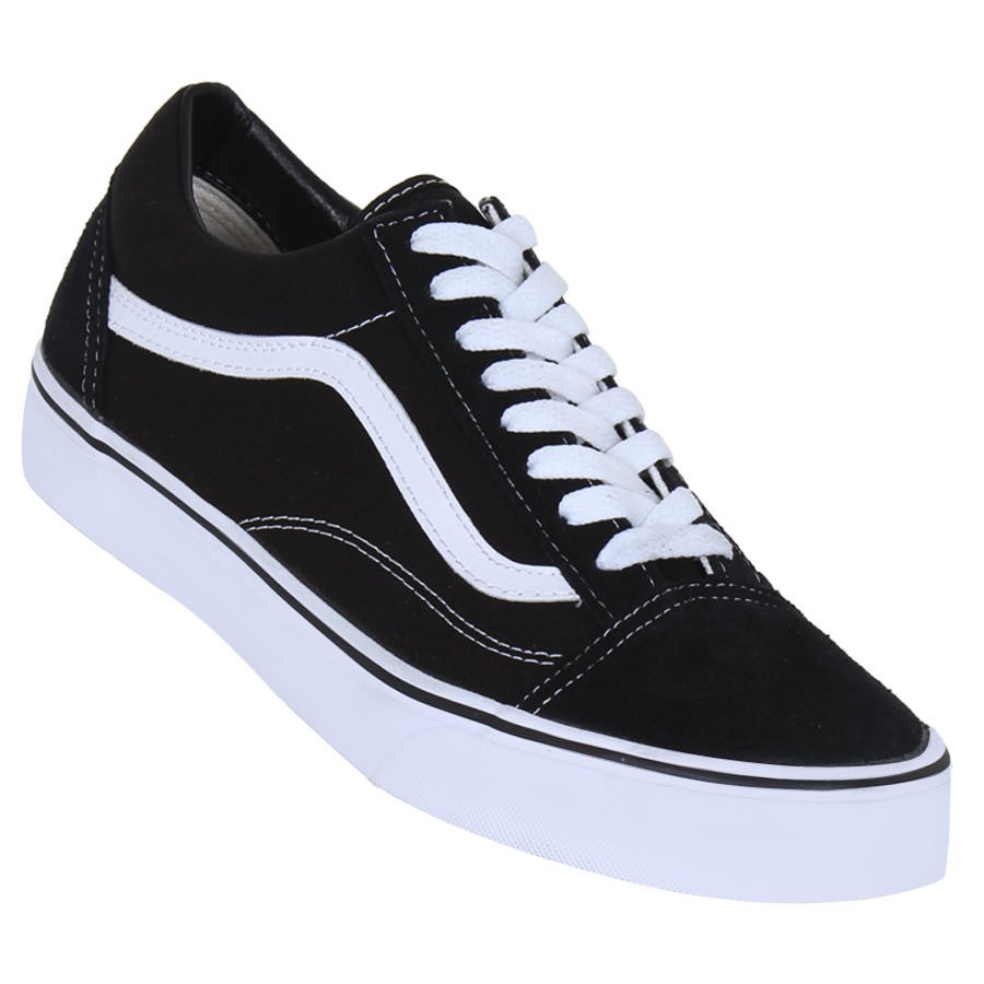 vans old school preto e branco