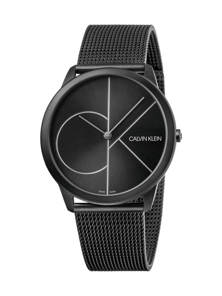 calvin klein watches black dial