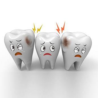 tooth decay process pictures