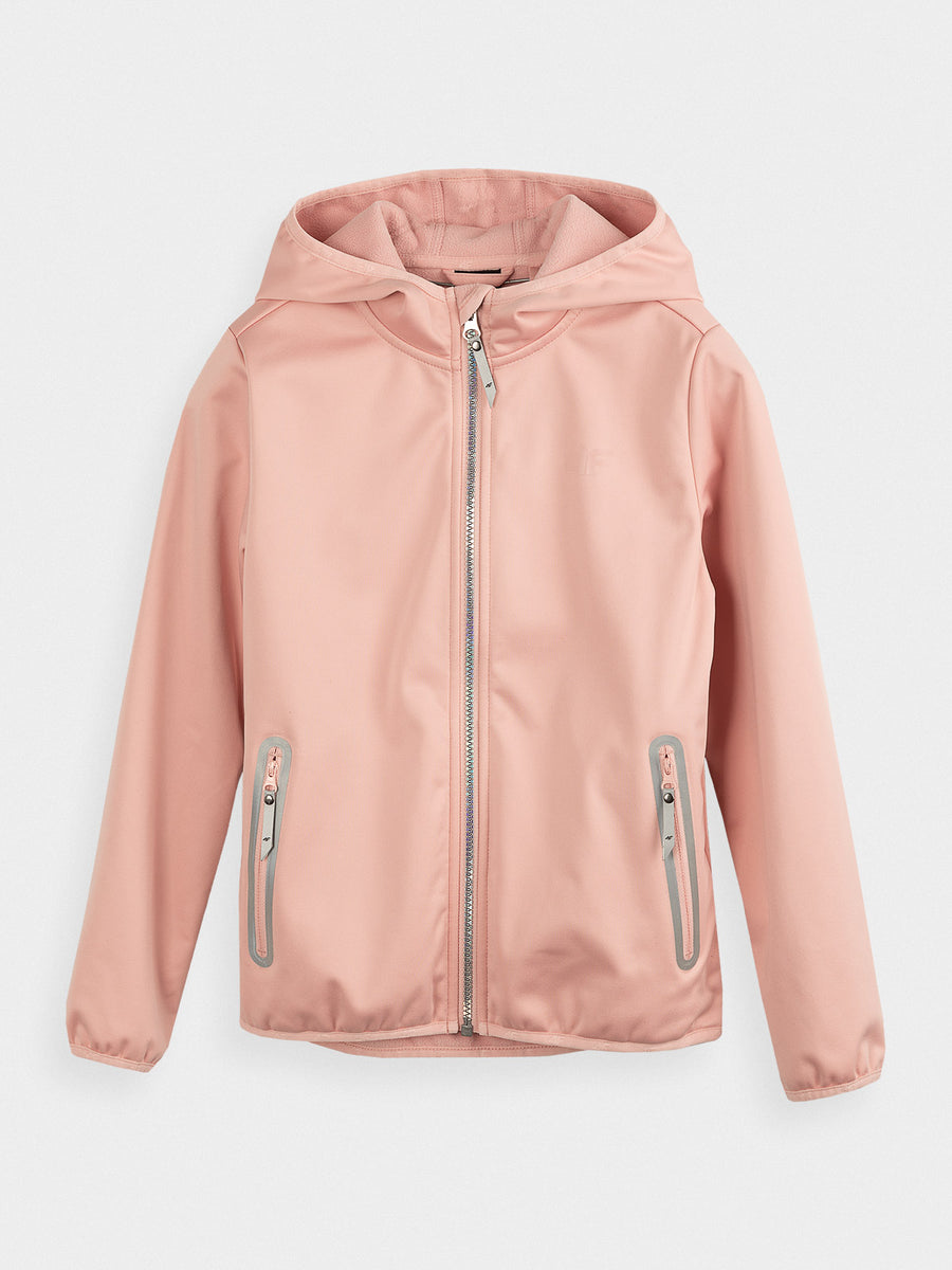 Big Girls' Light Pink Softshell Jacket | JSFD001 – Beyond