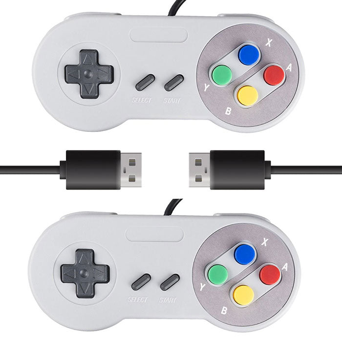 Wired USB Arcade Gamepad, Nintendo SNES Joypad PC (2