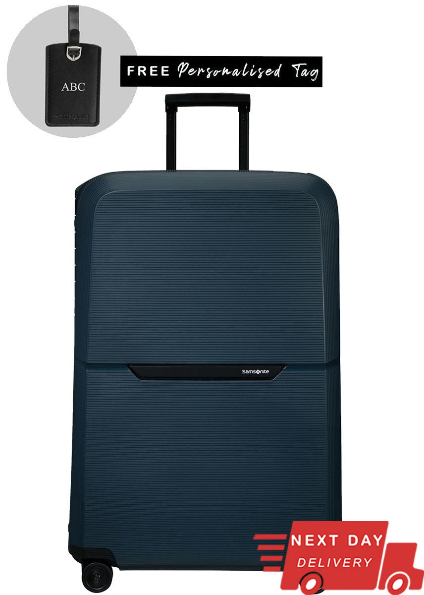 blijven mouw bord MAGNUM ECO Spinner (4 wheels) 81cm - Midnight Blue – Eco Luggage