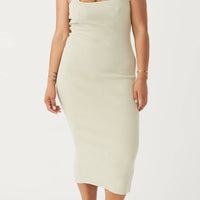 TULLY DRESS IN MILKY SAGE