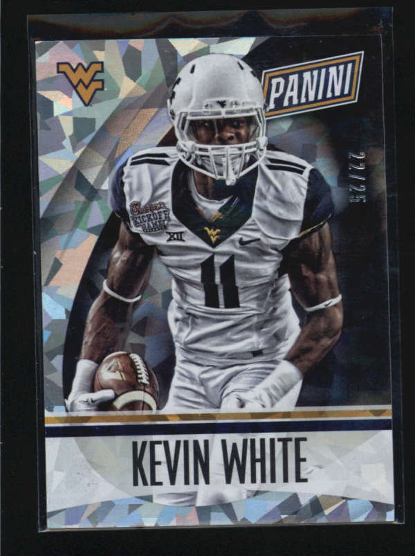 KEVIN WHITE 2015 PANINI THE NATIONAL #55 CRACKED ICE ROOKIE RC #22