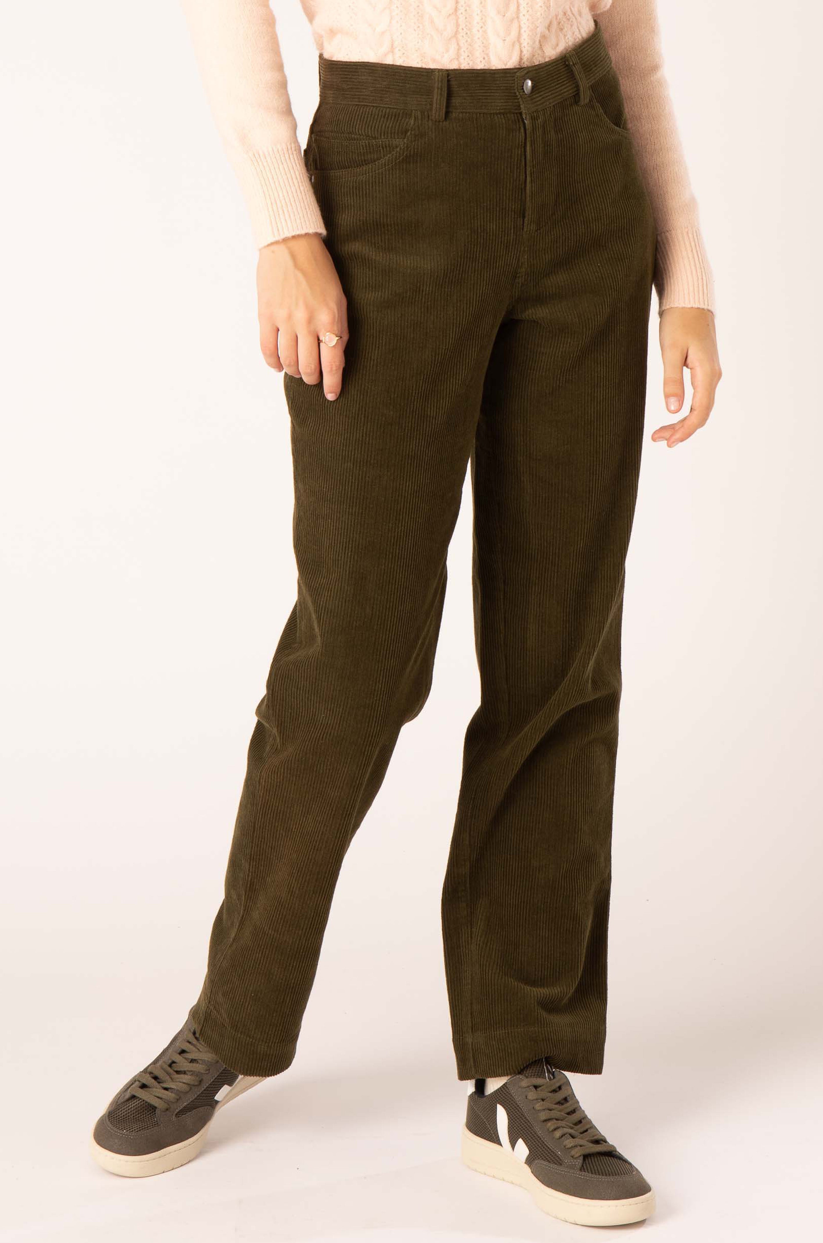 Cord Trouser in Military Olive, Military Olive / 16