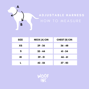 SECONDS Skater Pup Lilac Adjustable Harness