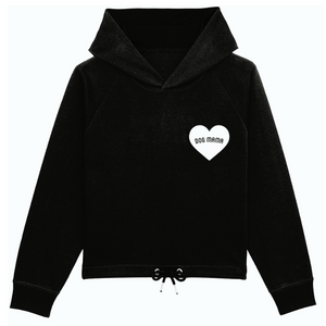Dog Mama Embroidered Cropped Hoodie