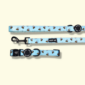 Bumble Blue Collar and Lead Set