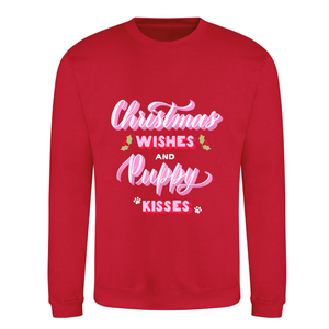 Christmas Wishes and Puppy Kisses Jumper