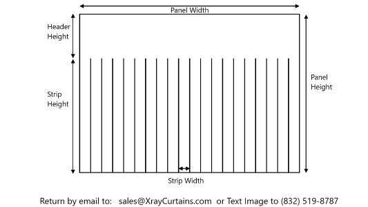  Custom Cut X-ray Curtains 