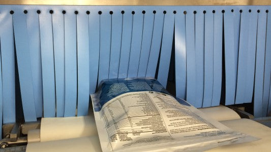  Light Blue Vinyl X-ray Curtains 